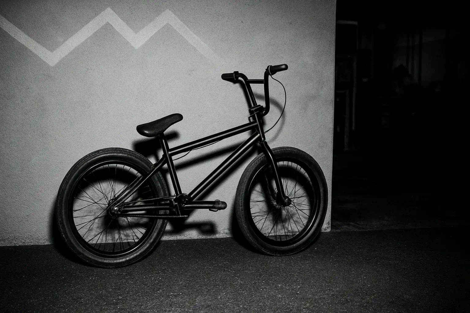 Rower gotowy do jazdy w terenie