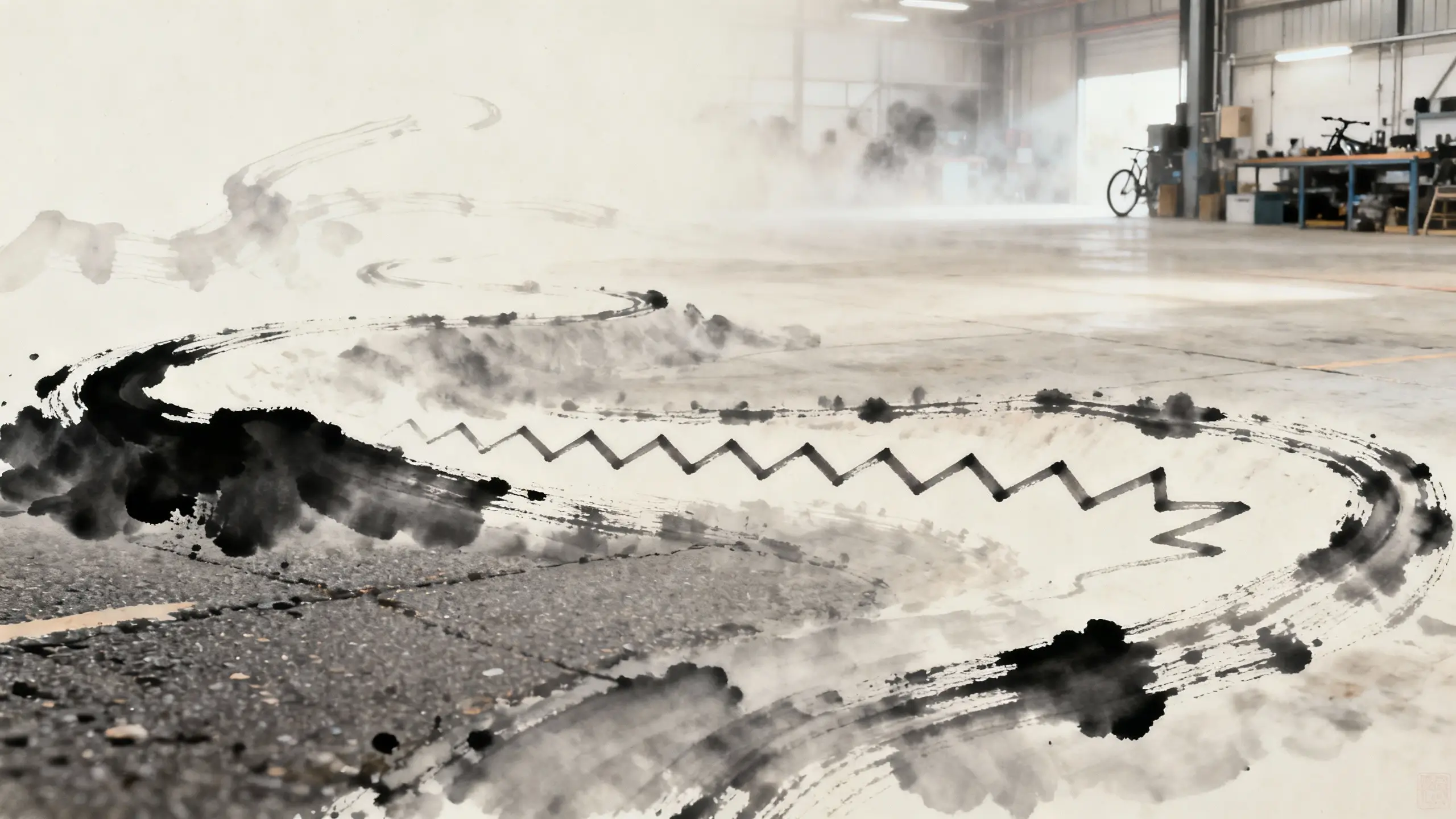 Wnętrze naszego serwisu rowerowego PandaBike